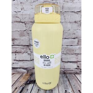 Ello Pop & Fill 32oz Stainless Steel Water Bottle with QuickFill Technology